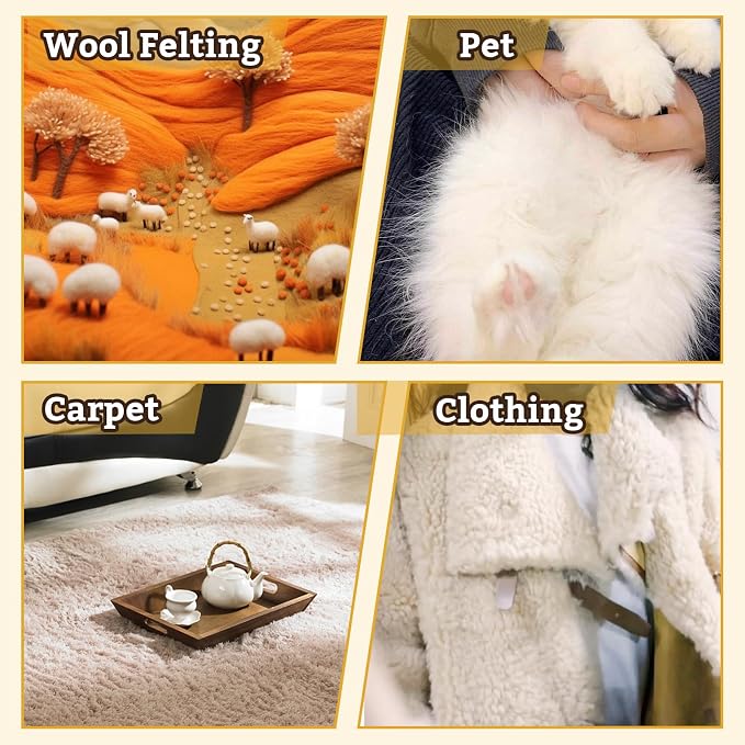 2 Pcs Large Wooden Wool Carders, Needle Felting Carding Brushes Tools - Image 7