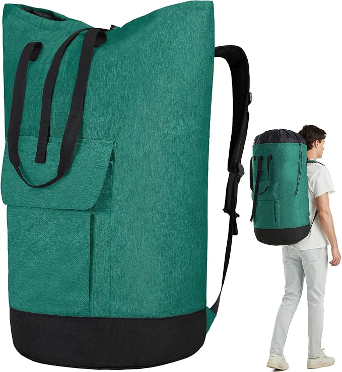 Laundry Bag for College, 115L Laundry Backpack Extra Large Heavy Duty, College by Azhido