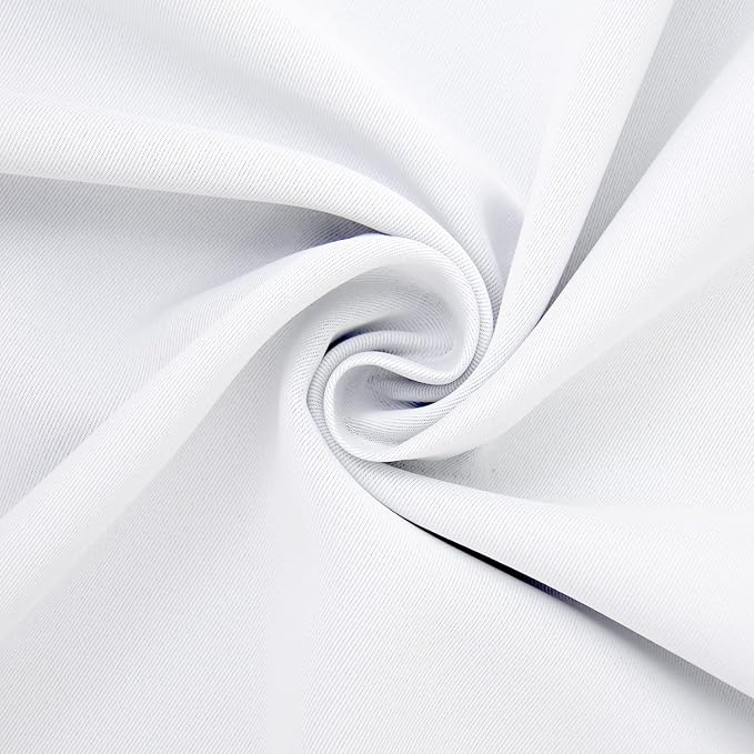 BGment White Short Curtains 30 Inches Length - Image 6