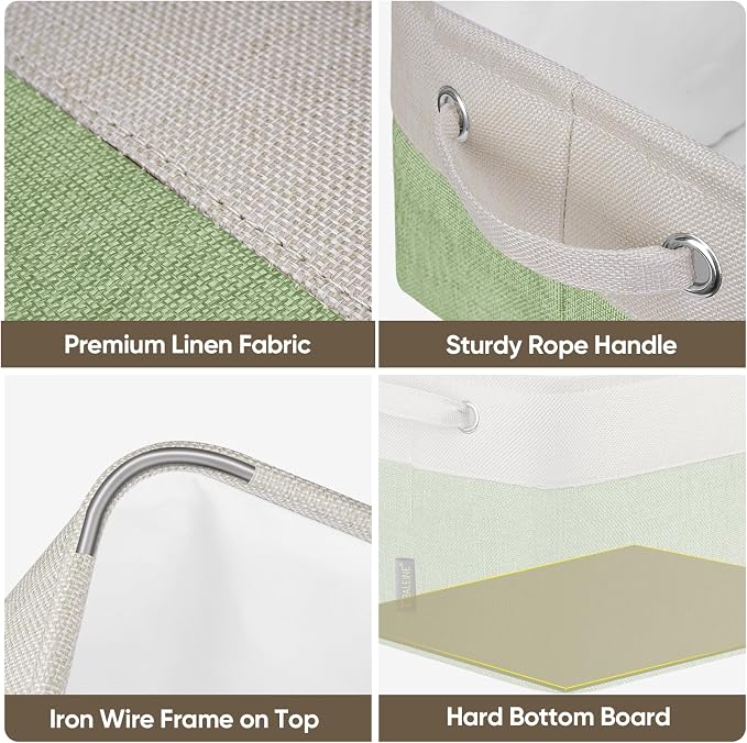 BALEINE 3 Pack Fabric Storage Bins - Image 5