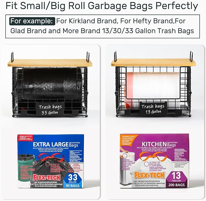 Upgrade Larger, Fit 13/30/33+ Gallon Trashbag Perfectly - Image 2