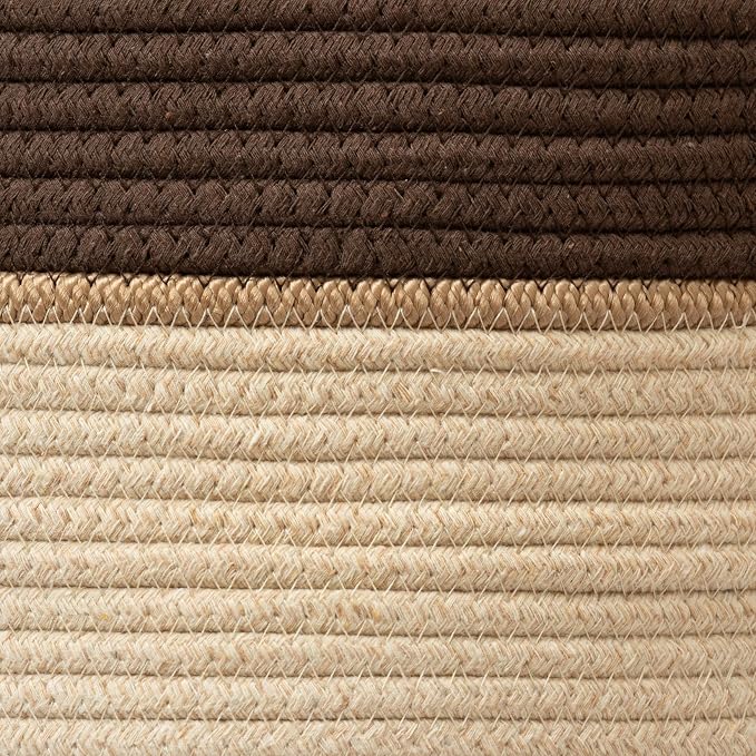 LA JOLIE MUSE Woven Basket Rope Storage Baskets - Image 6