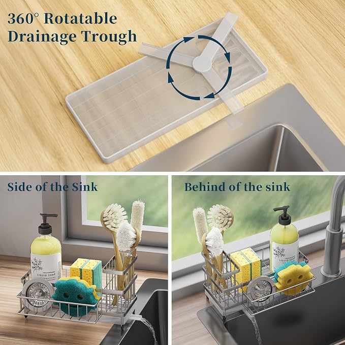 Consuemst Sponge Holder for Kitchen Sink - Image 2