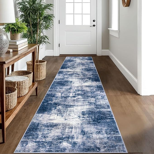 IOHOUZE Abstract Runner Rug 2x10 Ft Washable Runners by iOhouze