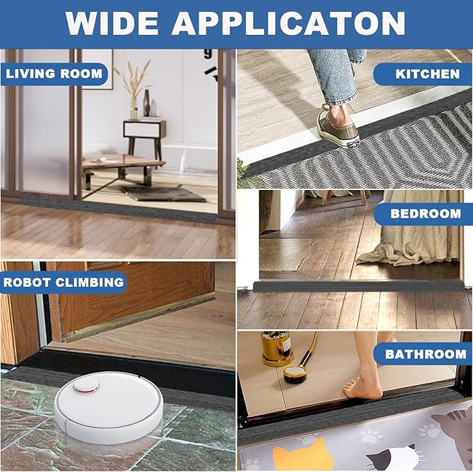 Vinyl Door Threshold Flooring Transition Strip Self Adhesive Carpet Edging Strip - Image 6