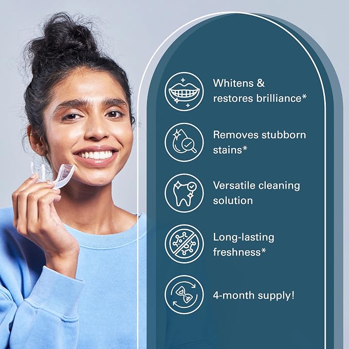 Overnight + Whitening Retainer Cleaner, Remove Stains, Discoloration, and - Image 4