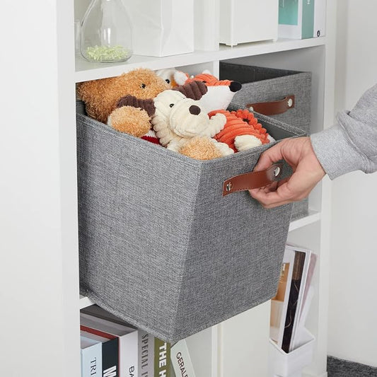 DULLEMELO 11x11 Cube Collapsible Fabric Storage Bins - Image 2