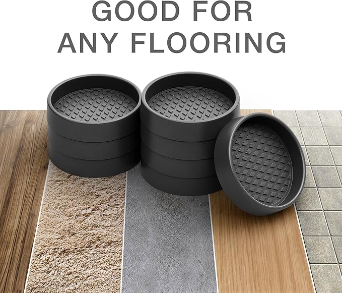 Furniture Cups X-PROTECTOR – 2.5" Caster Cups 8 PCS – Round Furniture Coasters - Image 5
