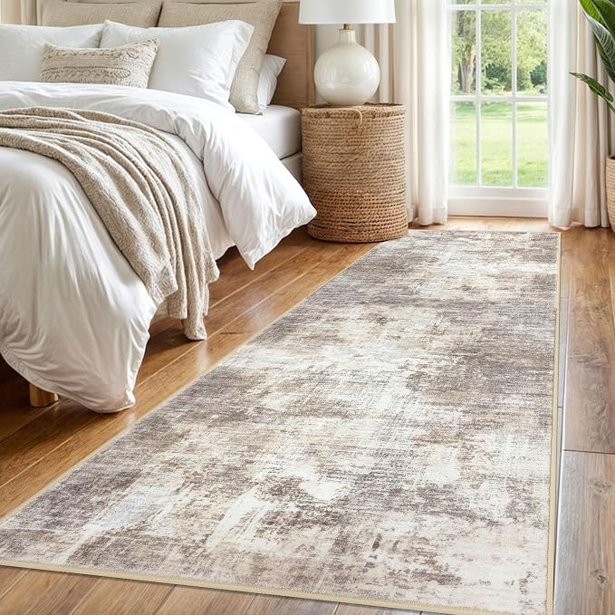 IOHOUZE Abstract Runner Rug 3x8 Ft Washable Runners - Image 8