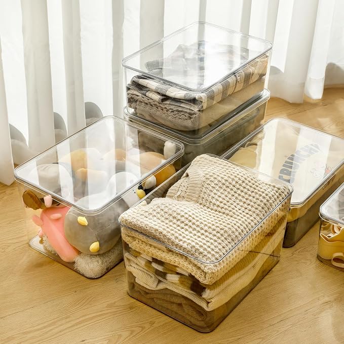 4-Piece Set, Plastic Storage Bin - Image 4