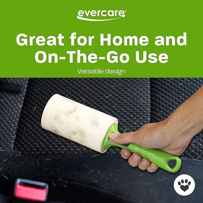 Evercare All Purpose Pet Hair Lint Roller, 100 Sheets – Reusable Sticky Roller - Image 6
