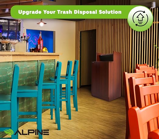 Alpine Restaurant Trash Bin Cabinet - Image 8