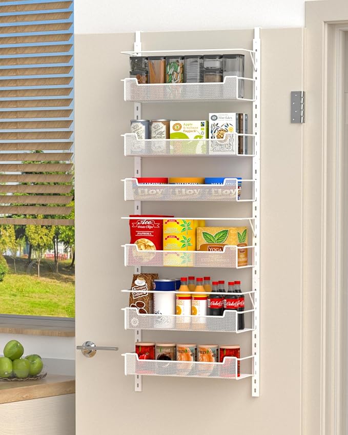 Over the Door Pantry Organizer, 6-Tier Over the Door Organizer by VyGrow