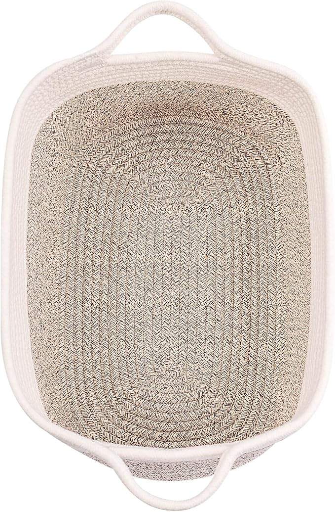 Medium and Large Woven Basket//With Handle, Used - Image 5