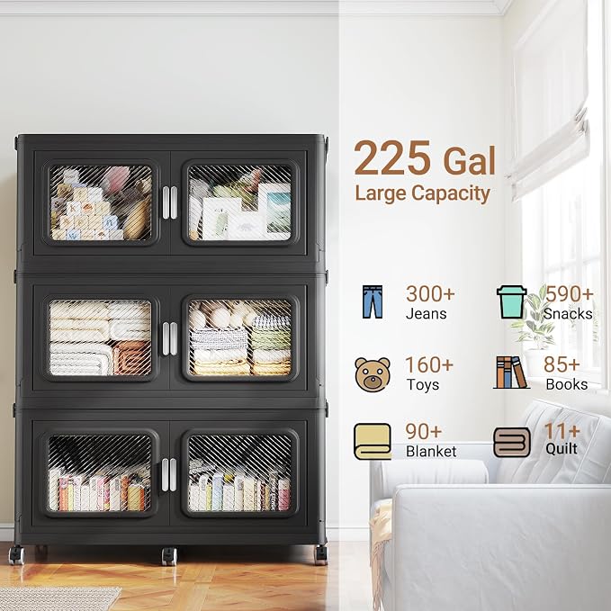 BROVIEW 900 Qt Stackable Storage Bin - Image 7