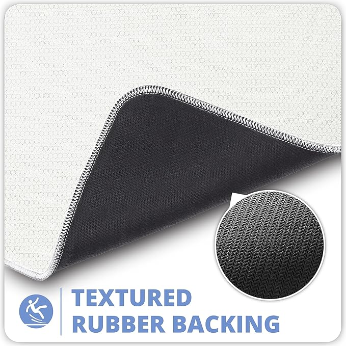 Bath Mat, Ultra Thin Bathroom Rugs, Rubber Bath Mats - Image 4