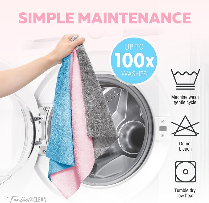 Fantasticlean XL Tear-Away Microfiber Cleaning Cloth Roll, Thick & Large - Image 8