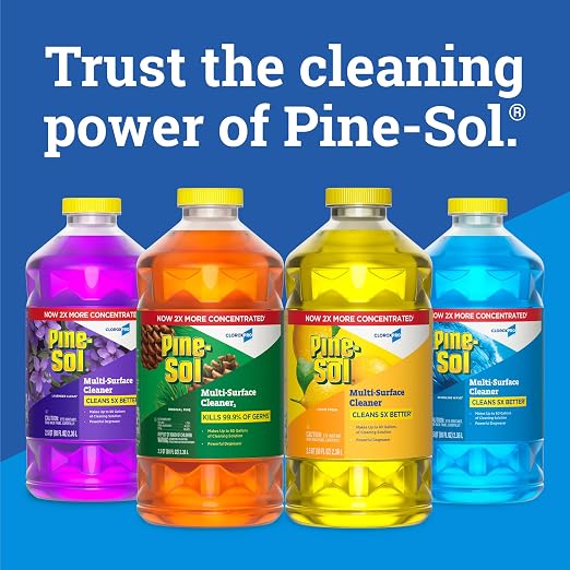 Pine-Sol Multi-Surface Cleaner, 2x Concentrated Formula, Lemon Fresh, 80 Fl Oz - Image 9