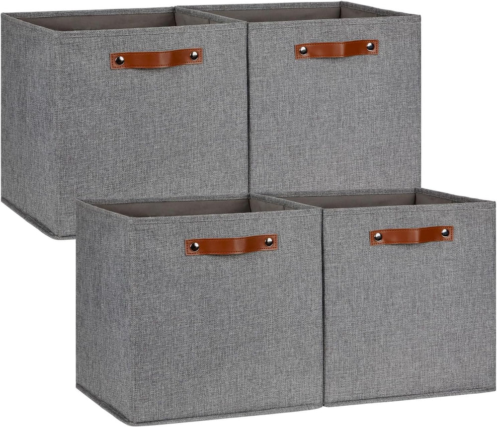 DULLEMELO Fabric Storage Cubes, 13 inch Cube Stroage Bins