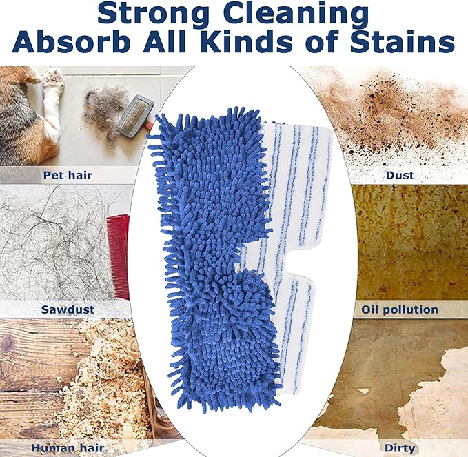 4 Pack Mop Heads Replacements Compatible - Image 5