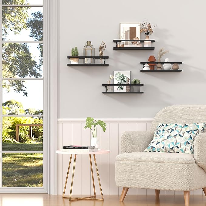 PUSDON Hanging Storage Baskets Organizer Wall Mount, Metal Wire Storage Bin Rack - Image 4