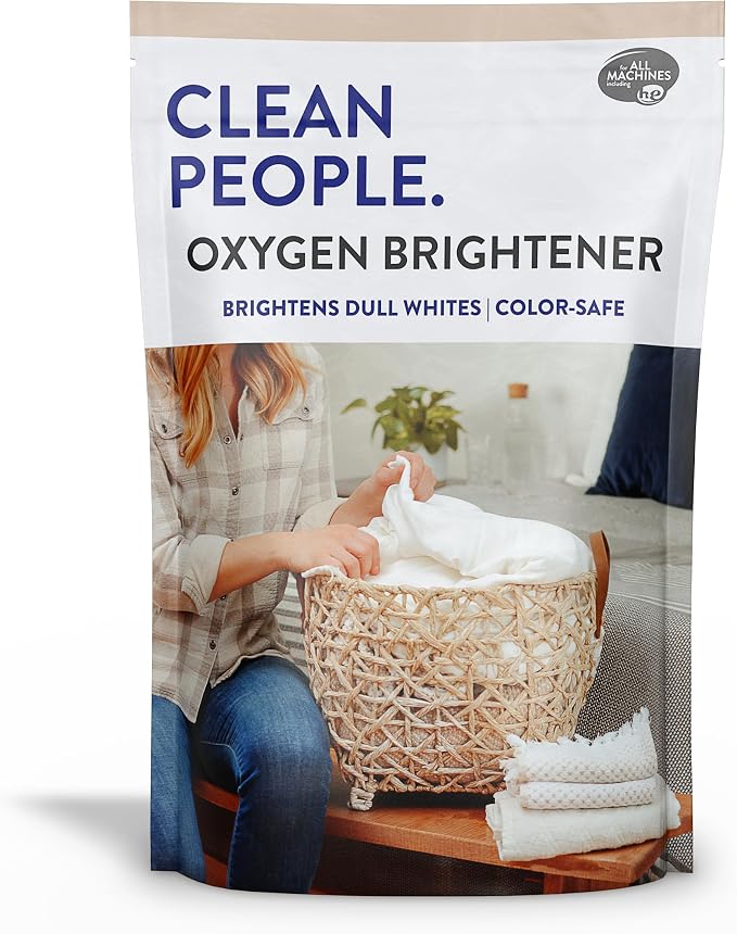 The Clean People Oxygen Brightener Stain Remover | Bleach Alternative, Simple by CleanPeople