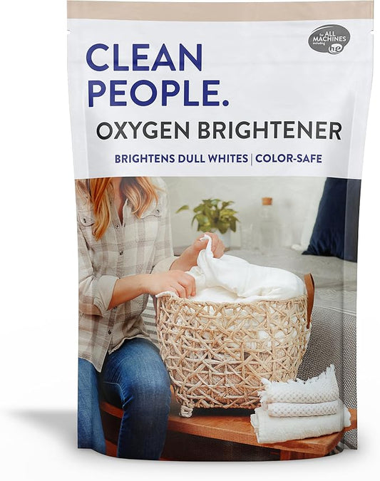 The Clean People Oxygen Brightener Stain Remover | Bleach Alternative, Simple by CleanPeople