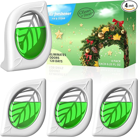 Air Freshener for Home, 4 Pack, Odor Eliminator for Small Area Closets Bathroom by Clean-n-Fresh