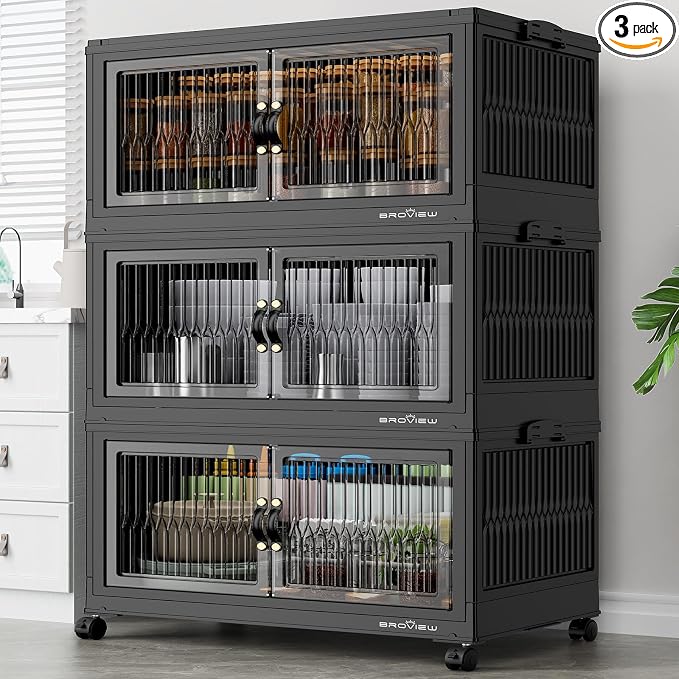 BROVIEW 360Qt Stackable Storage Bins by BROVIEW-EnjoytheArtofLife