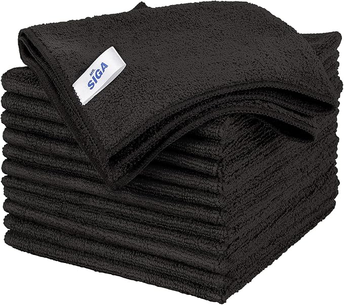 MR.SIGA Microfiber Cleaning Cloth, All-Purpose Microfiber Towels, Streak Free by MRSIGA