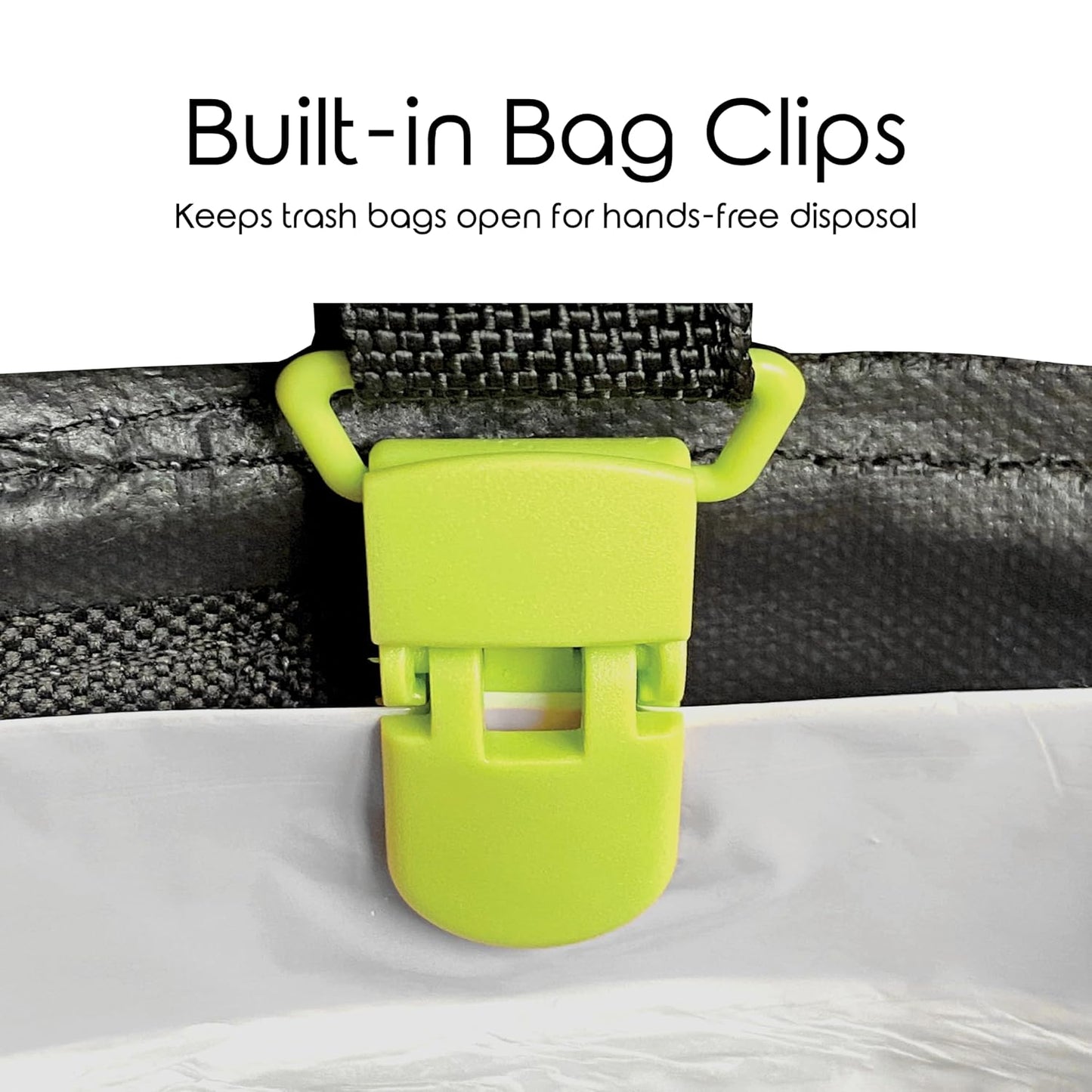 Collapsible Bin Trash & Recycle/Utility, Perfect for Camping, Laundry, Storage and Garden, Waterproof Vinyl and Tear Resistance, Trash and/or Recycle, Two 13 Gallon Bags