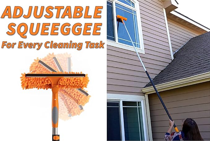 36 Foot High Reach Telescoping Duster Kit and Vinyl Siding Brushes - Image 4