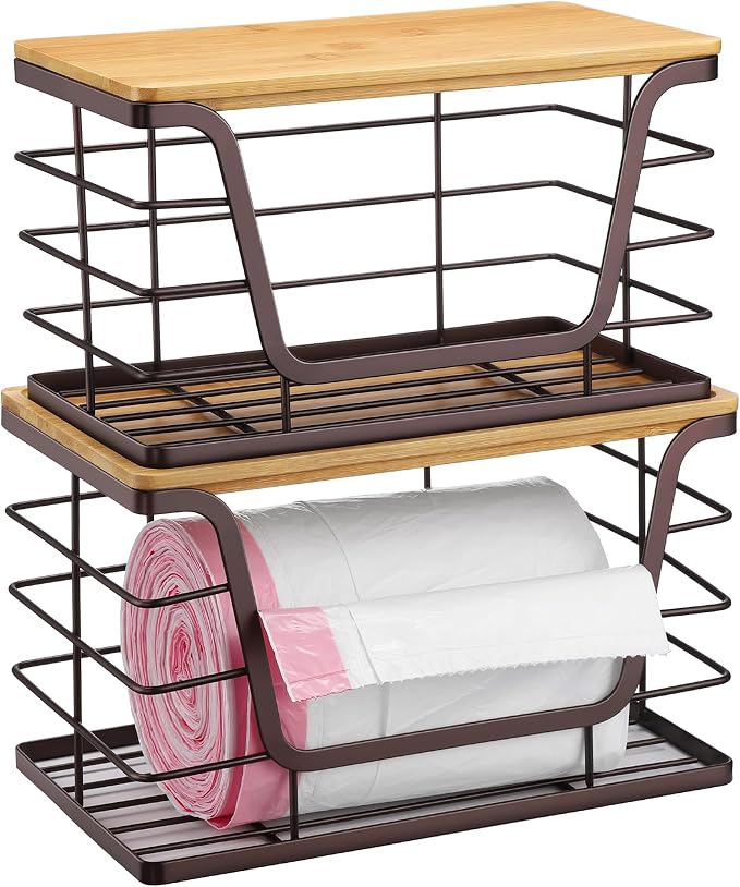 ALOCEO 2 Pack Large Pantry Baskets by ALOCEOWallHooksAdhesive