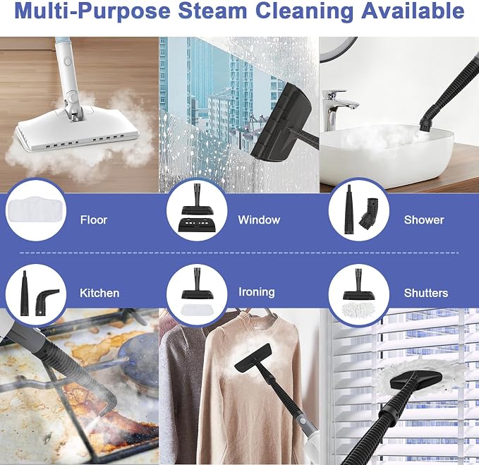 Steam Cleaner, 6 in1 Rotated Steam Mop Cleaner - Image 5