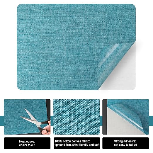 J.CARP 2Pcs Linen Repair Patches, Large Self-Adhesive Fabric Patch - Image 3