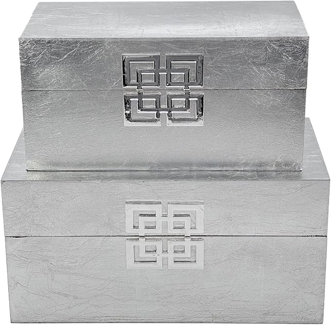 Galt International Storage Box Set Decorative Storage Box w/Hinged Lid Classic