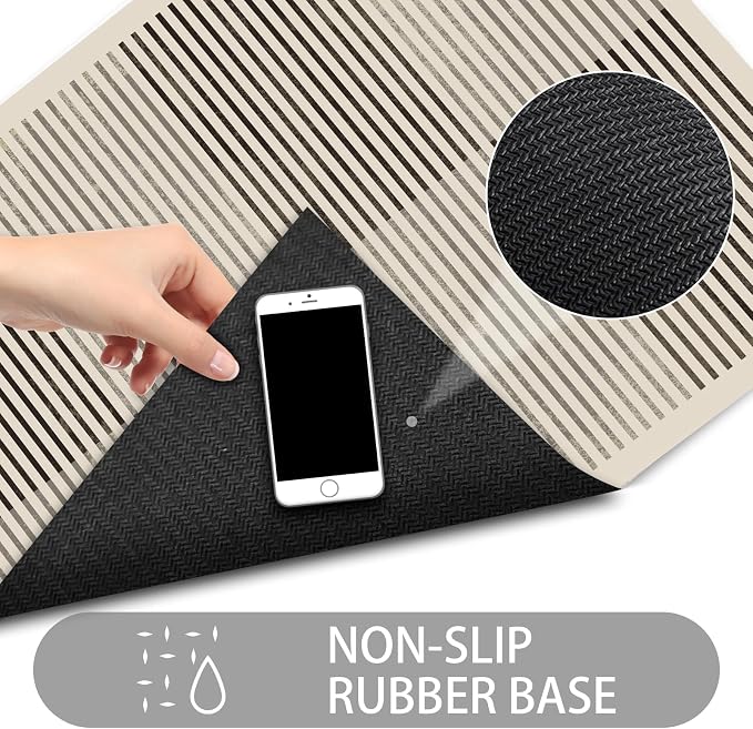 Ultra Thin Door Mat Indoor Entrance, 1/10 in Thin Door Mats - Image 4
