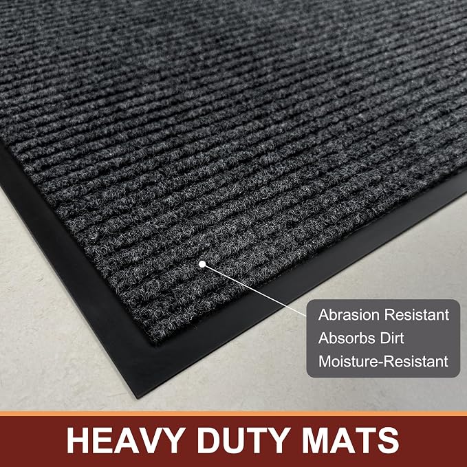 Vicwe Indoor Outdoor Door Mat, Non-Slip Washable Doormats Entrance Mats - Image 2