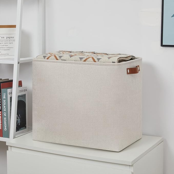 DULLEMELO Fabric Storage Basket, Large Storage Bin - Image 7