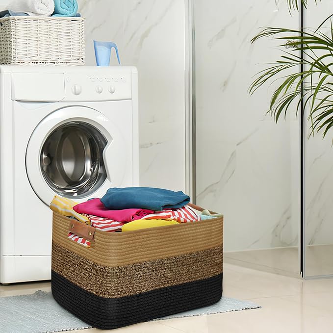 Large Collapsible Laundry Basket, Clothes Hamper - Image 6