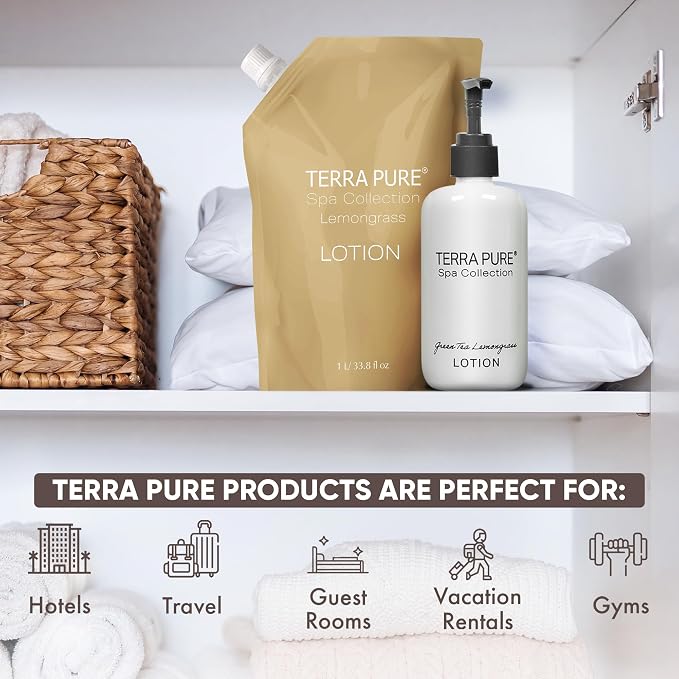 Terra Pure Spa Collection 1 Liter Lotion Refill Bag - Image 2