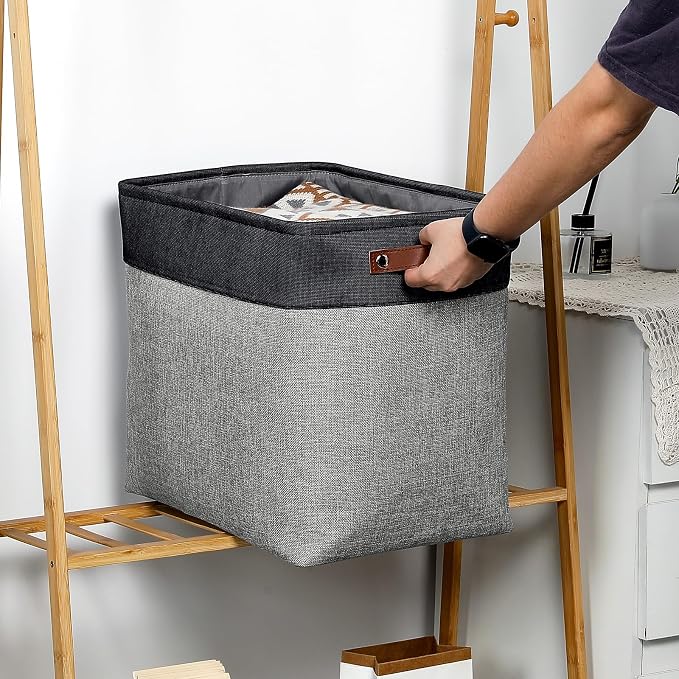 DULLEMELO Extra Large Storage Baskets, Fabric Storage Bins - Image 6
