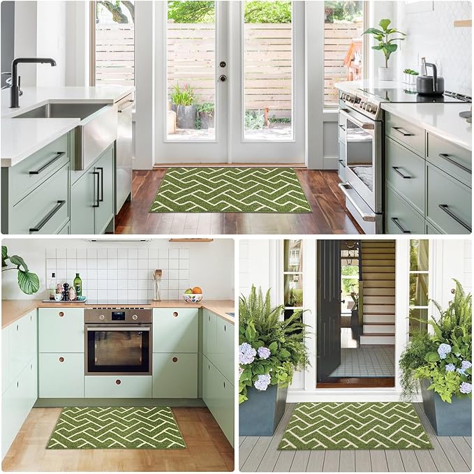 hicorfe Indoor Doormat, Front Back Door Mat TPR Backing Non Slip Mats 20"x31.5" - Image 6