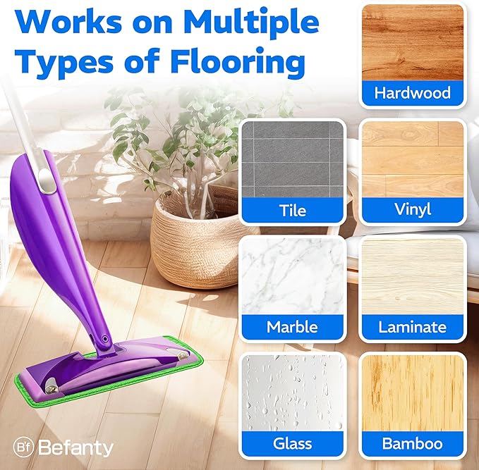 4 Pack Reusable Microfiber Mop Pads, Compatible - Image 5