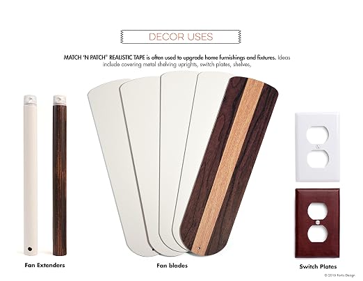 MATCH 'N PATCH Realistic Wood Grain Repair Tape - Image 3