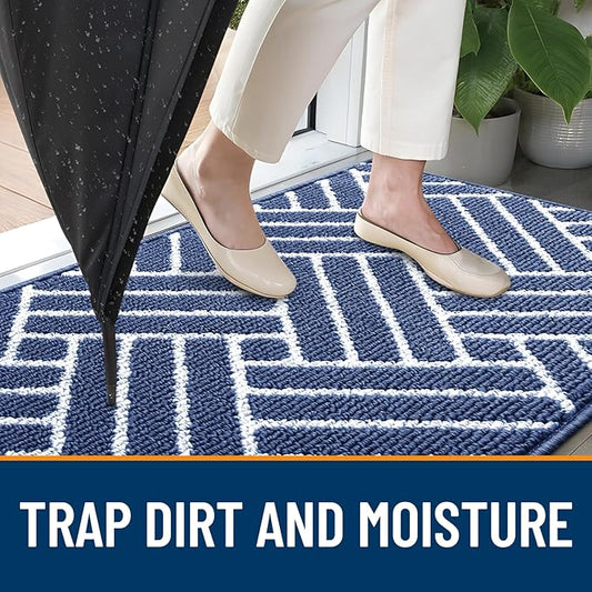 OLANLY Indoor Door Mat, 40x32 Inch, Dirt Resistant and Absorbent, Non-Slip - Image 2