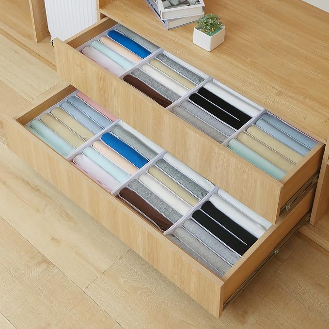 Qozary 4 Pack Drawer Organizers - Image 5