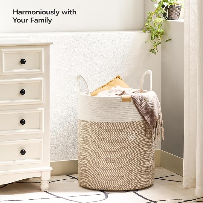 Laundry Hamper 62L, Large Laundry Basket - Image 2