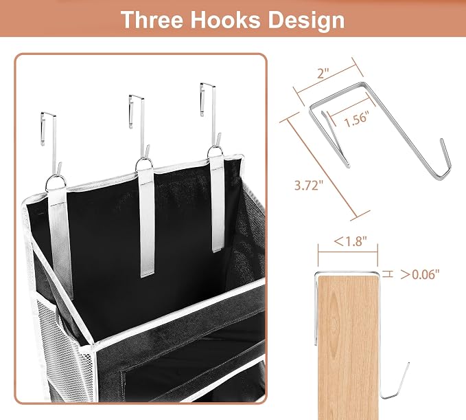 5-Tier Over The Door Storage Organizer - Image 4