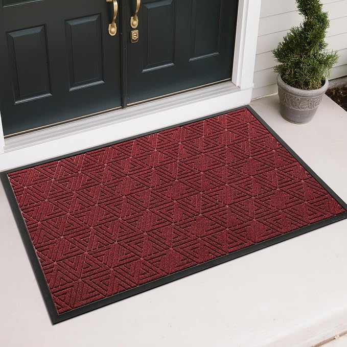 Yimobra Large Door Mat 47x32, All-Weather Waterproof Non-Slip Welcome Matt by Yimobra